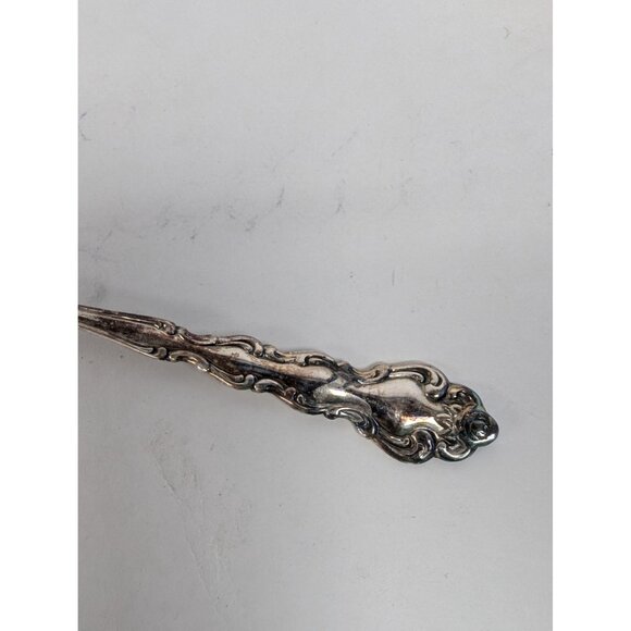 Vintage Oneida Beethoven Silverplate Flatware Cold Meat Fork Serving 8 5/8" - Picture 3 of 9